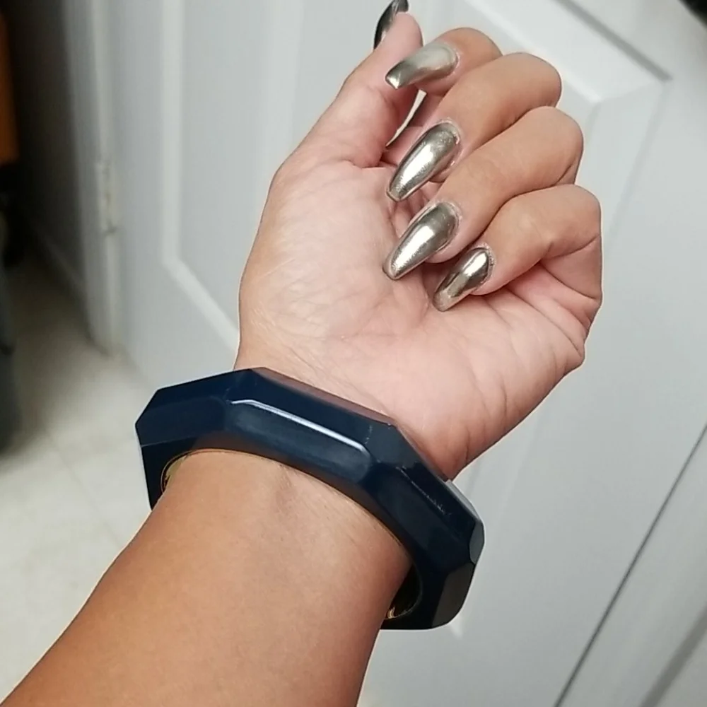 KATE SPADE navy lucite bangle bracelet - Picture 1 of 7